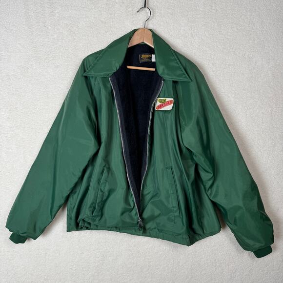 DeKalb Vintage 70s Lined Jacket XL Farmer Agricultural Swingster Retro Quilted